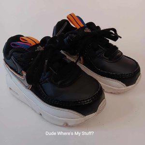 NIKE AIR MAX 90 LTR SE (TODDLER) SHOES *5C* - NOIR-BLACK SUMMIT WHITE DJ0416-001